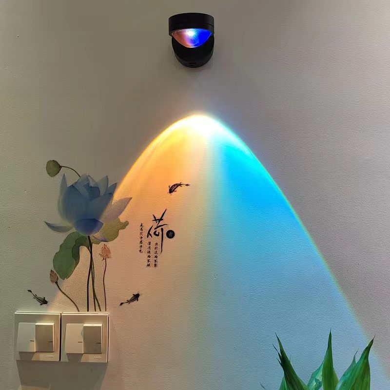 Rechargeable Sunset Red Wall Lamp