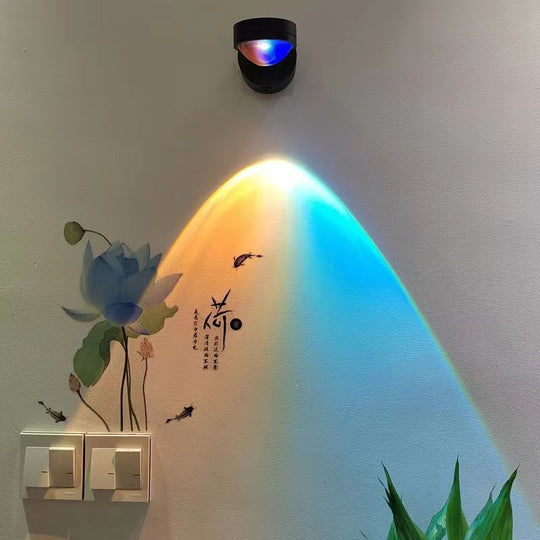 Rechargeable Sunset Red Wall Lamp