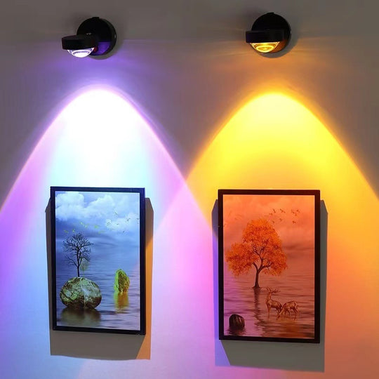 Rechargeable Sunset Red Wall Lamp