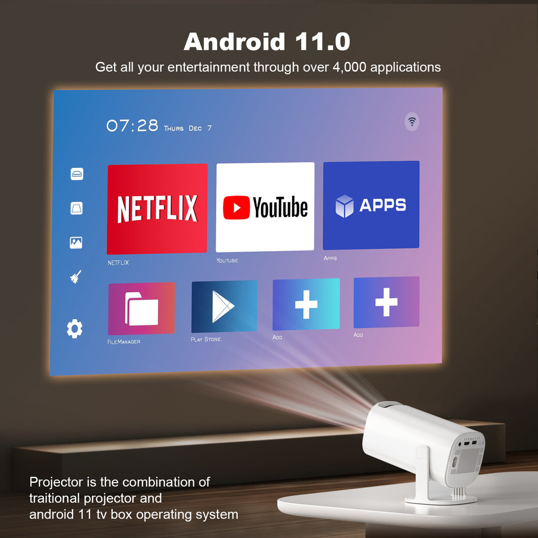 Mini Household 4K Projector
